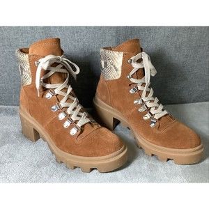 DOLCE VITA Rubi Hiker Boot Brown Suede - Size 7